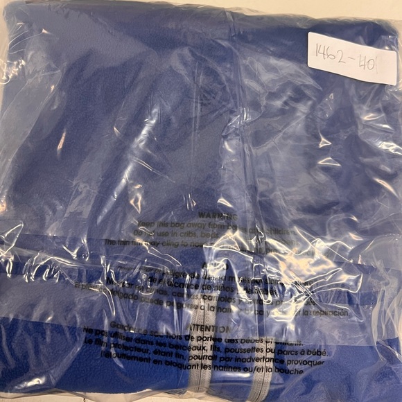 COLUMBIA Unisex Bright Blue Soft Fleece 1/2 Zip Pullover Front Breast Zip Pocket - Picture 9 of 9